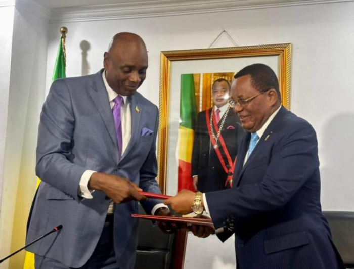 Ministers Jean-Claude Gakosso and Constant Serge Bounda